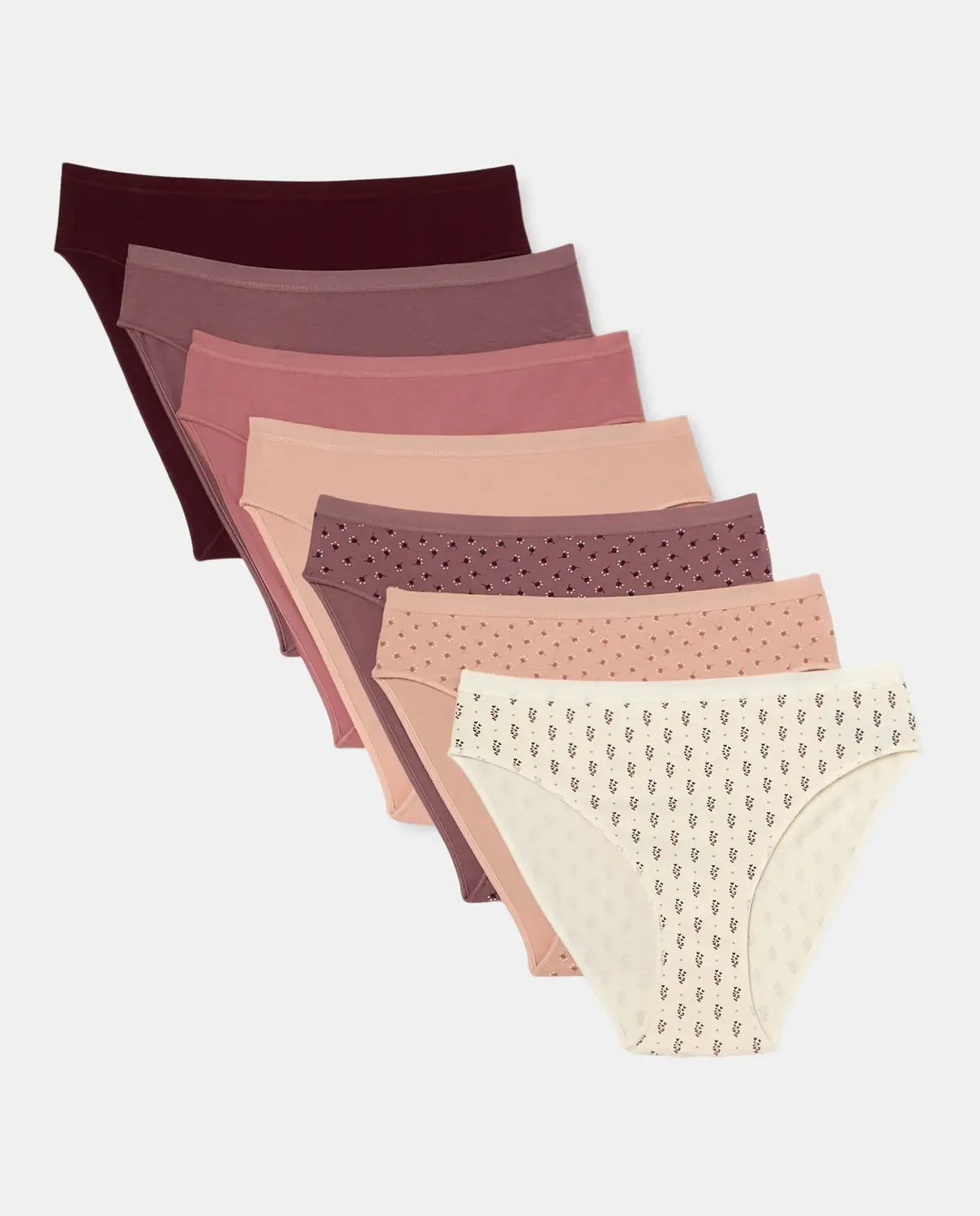Набор из семи хлопковых трусиков Énfasis, розовый
Набор из семи хлопковых трусиков Énfasis, розовый