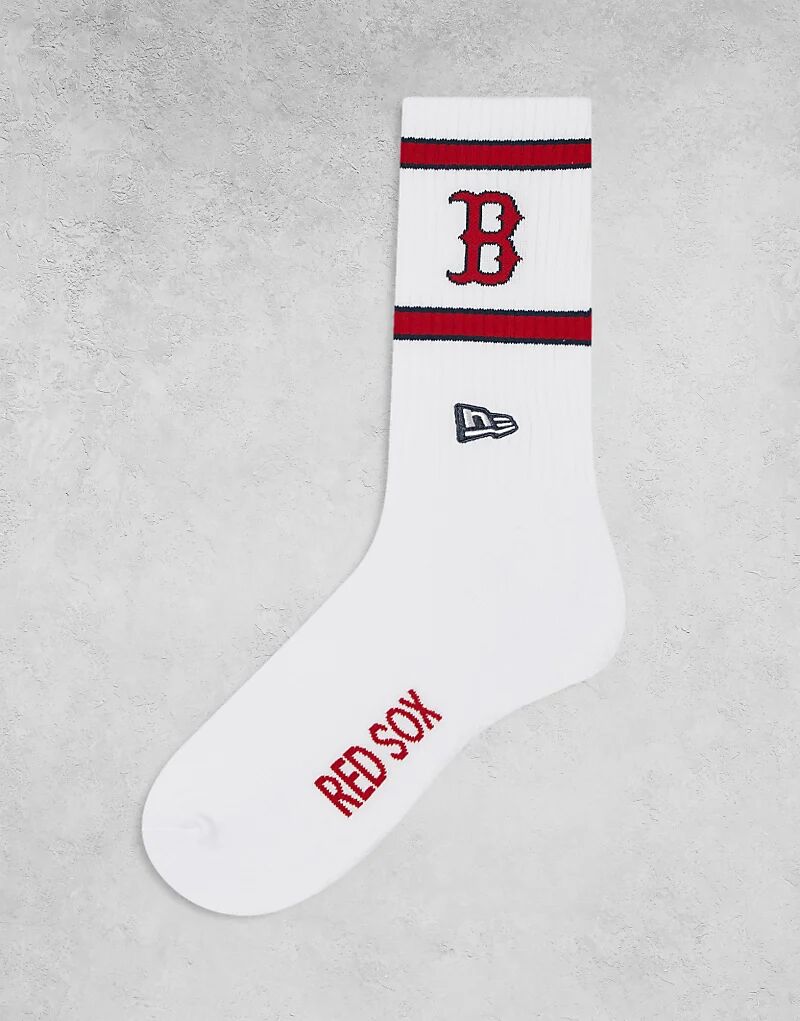 Носки с логотипом New Era Boston Red Sox белого/красного цвета
Носки с логотипом New Era Boston Red Sox белого/красного цвета