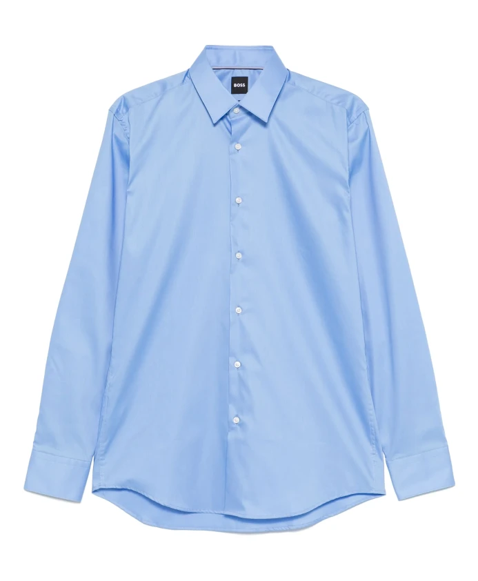 Хлопковая рубашка с дизайнерским кодом Hugo, синий
Хлопковая рубашка с дизайнерским кодом Hugo, синий