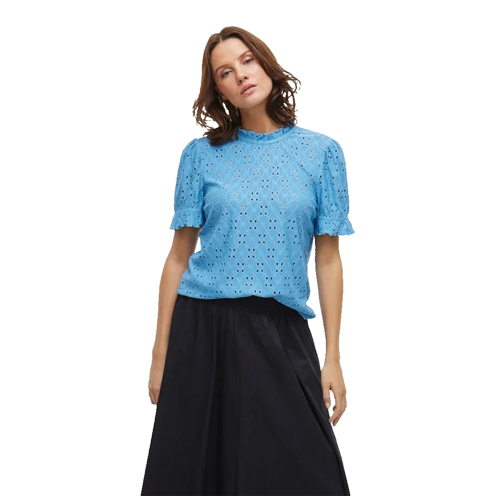 Блузка с коротким рукавом Vila Kawa, синий
Блузка с коротким рукавом Vila Kawa, синий