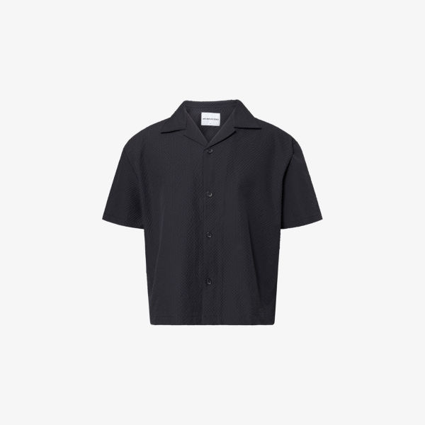 Рубашка Seersucker Mki Miyuki-Zoku свободного кроя, черный
Рубашка Seersucker Mki Miyuki-Zoku свободного кроя, черный