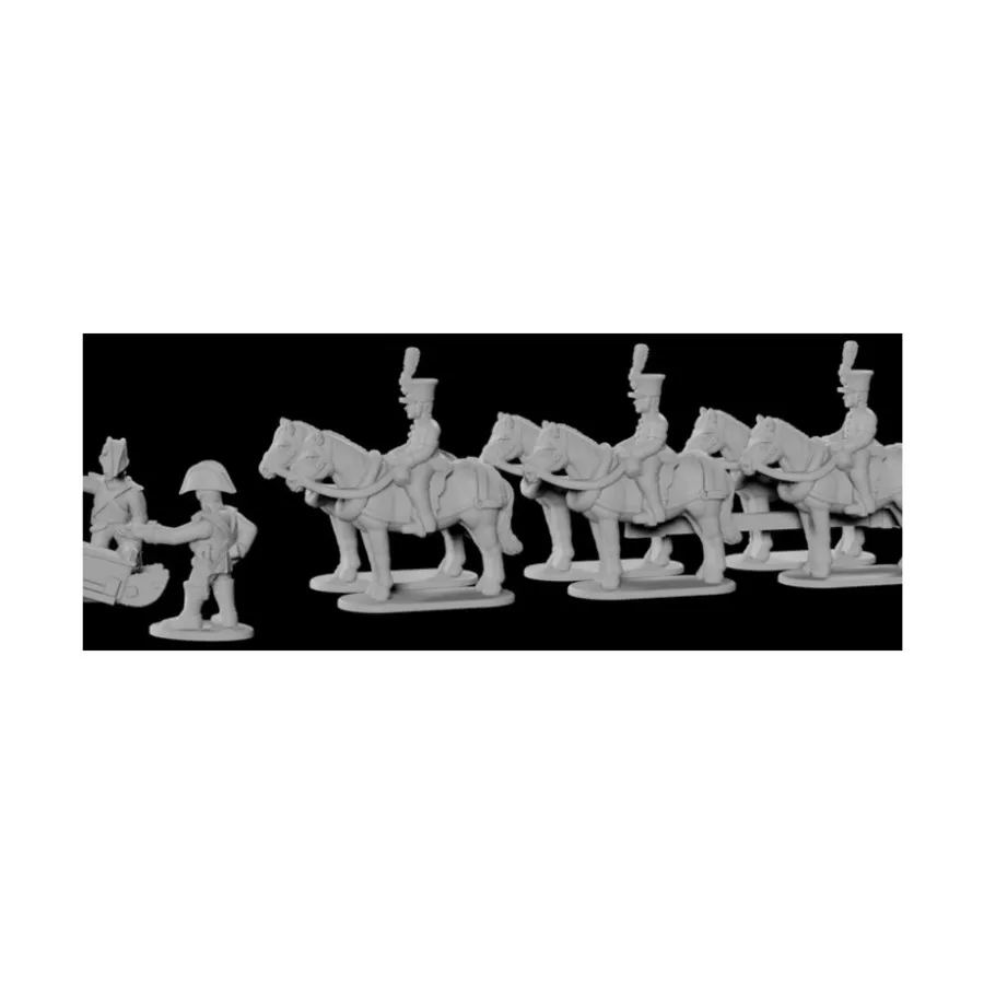 Австрийская 6-фунтовая кавалерийская батарея "Wurst" in Hats und Train в Шако, ESR Napoleonics Miniatures - Austria (10mm) 
Австрийская 6-фунтовая кавалерийская батарея "Wurst" in Hats und Train в Шако, ESR Napoleonics Miniatures - Austria (10mm)