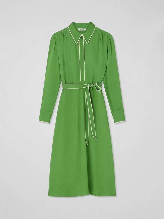 Платье-рубашка petite elise L.K.Bennett, зеленый
Платье-рубашка petite elise L.K.Bennett, зеленый