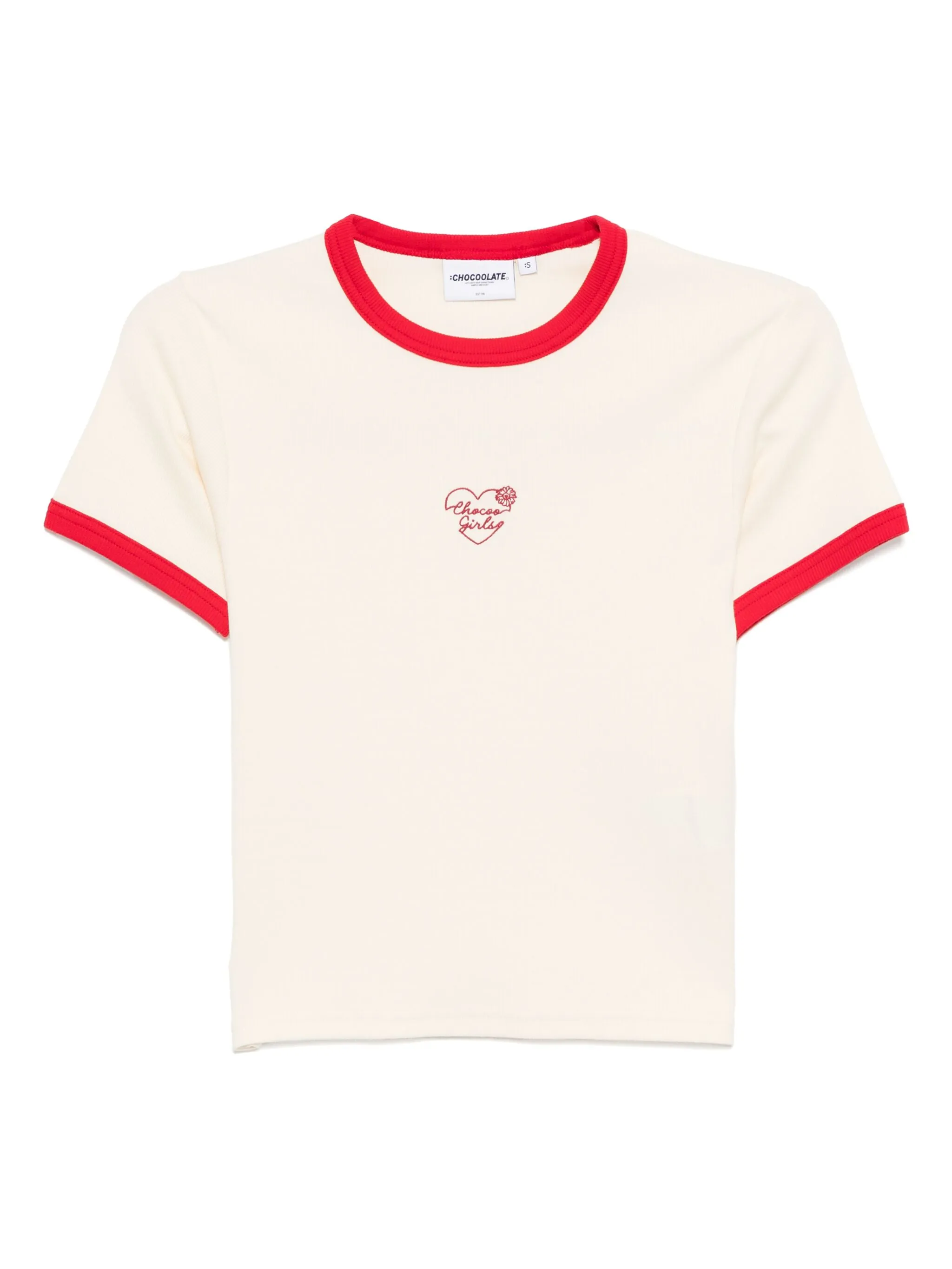 Футболка с вышитым логотипом Chocoolate, нейтральный
Футболка с вышитым логотипом Chocoolate, нейтральный