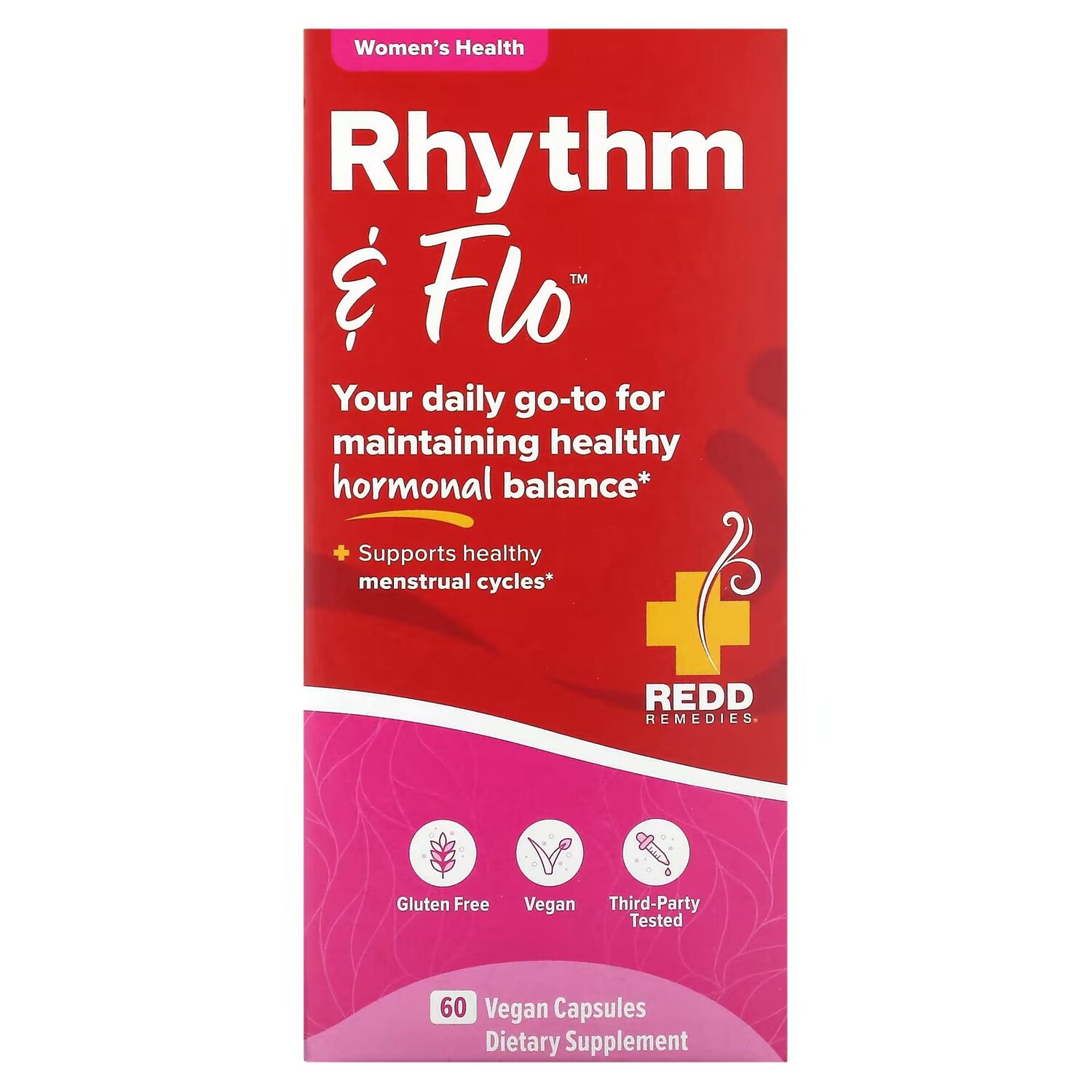Rhythm & Flo, 60 веганских капсул Redd Remedies
Rhythm & Flo, 60 веганских капсул Redd Remedies