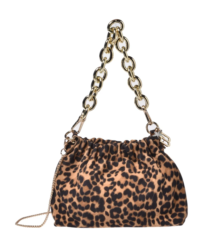 Замшевая сумка с леопардовым принтом Baldinini, коричневый
Замшевая сумка с леопардовым принтом Baldinini, коричневый