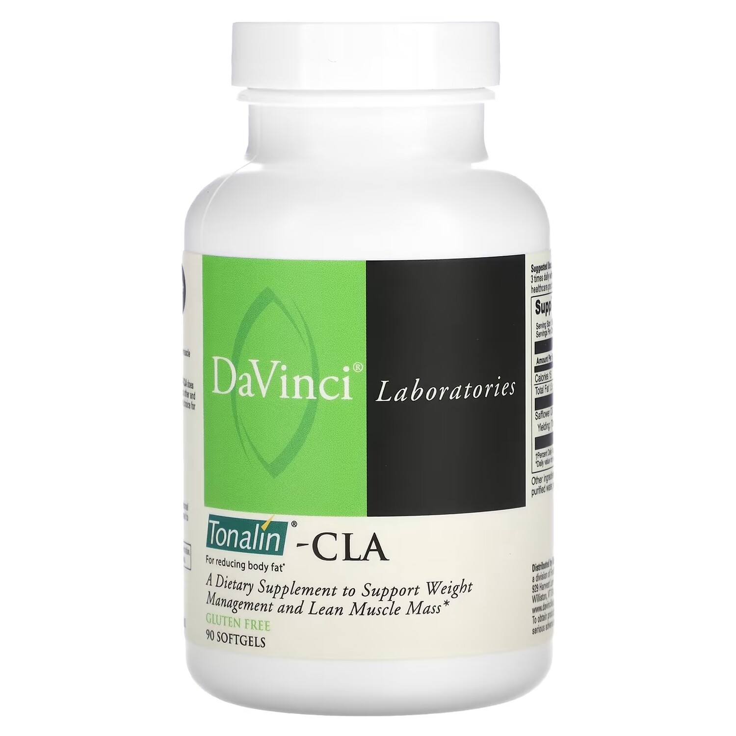 Тоналин DaVinci Laboratories of Vermont - CLA, 90 мягких таблеток
Тоналин DaVinci Laboratories of Vermont - CLA, 90 мягких таблеток