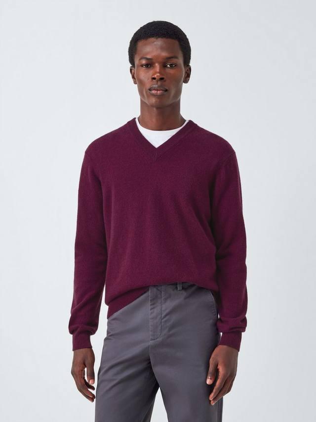 Свитер с v-образным вырезом из кашемира Made in Italy John Lewis, Raspberry
Свитер с v-образным вырезом из кашемира Made in Italy John Lewis, Raspberry