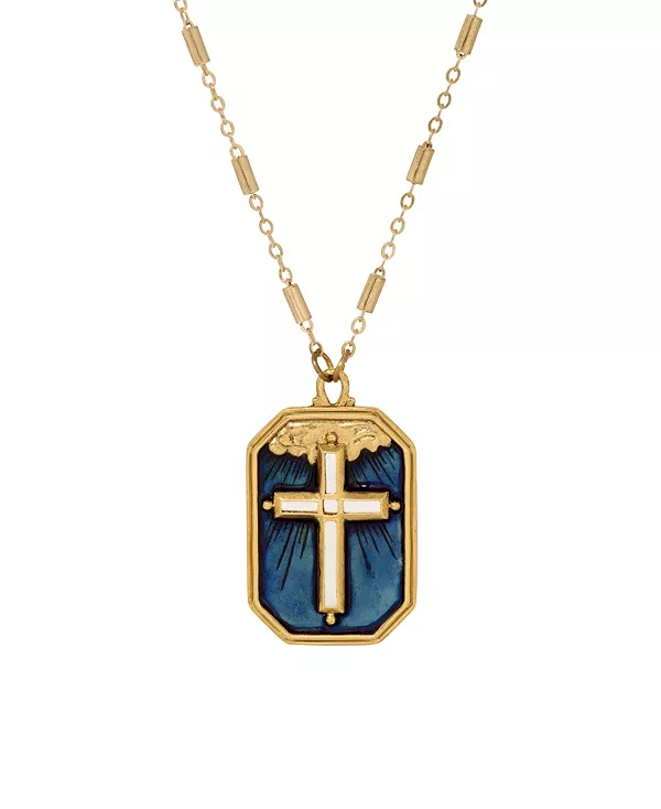 Эмалевая подвеска с синим крестом «Символы веры» 2028, blue
Эмалевая подвеска с синим крестом «Символы веры» 2028, blue