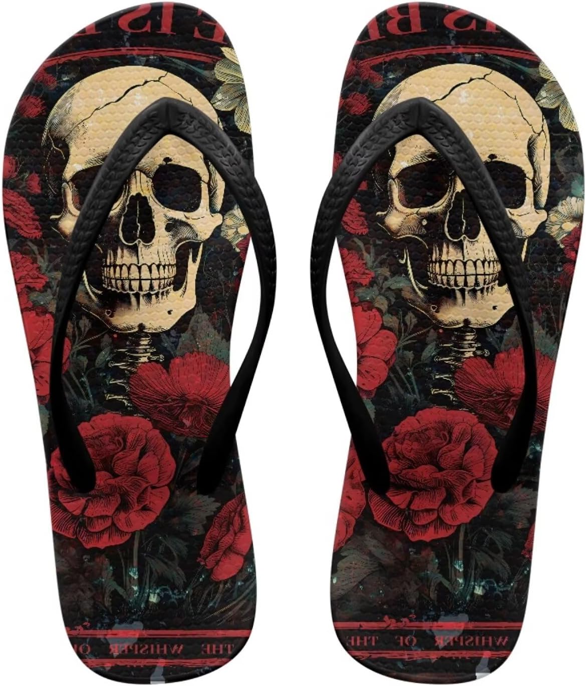 Вьетнамки с черепом для женщин и мужчин, летние пляжные повседневные сандалии, удобные шлепанцы для душа Pointodoor, Skull Rose
Вьетнамки с черепом для женщин и мужчин, летние пляжные повседневные сандалии, удобные шлепанцы для душа Pointodoor, Skull Rose