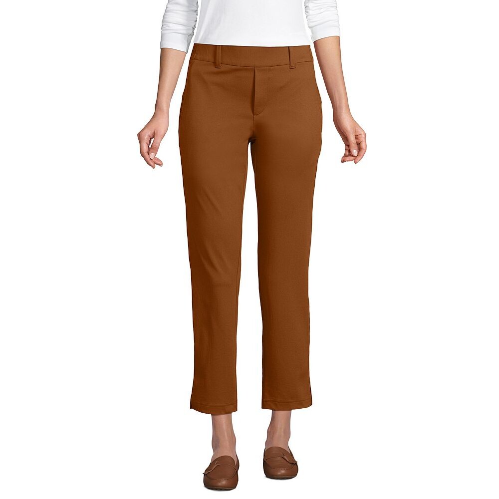 Женские укороченные брюки без застежки со средней посадкой Lands End Flex Lands' End, цвет Russet Brown
Женские укороченные брюки без застежки со средней посадкой Lands End Flex Lands' End, цвет Russet Brown