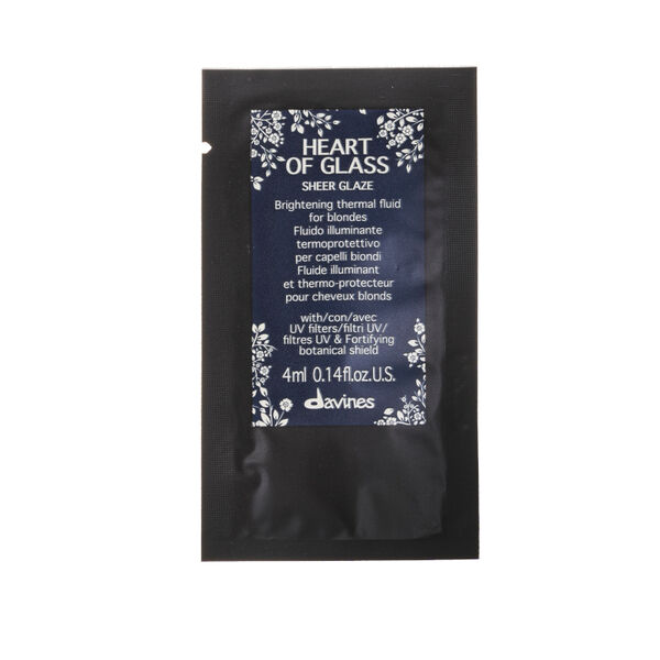 Термозащитный флюид для придания блеска светлым волосам, 4 мл Davines Heart of glass
Термозащитный флюид для придания блеска светлым волосам, 4 мл Davines Heart of glass