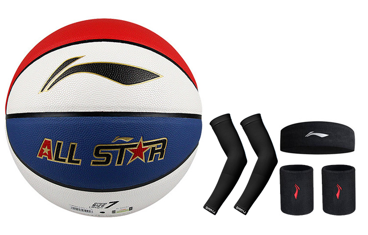 LINING Баскетбольный мяч CBA All Star PU красный белый синий размер 7 тренировочный
LINING Баскетбольный мяч CBA All Star PU красный белый синий размер 7 тренировочный