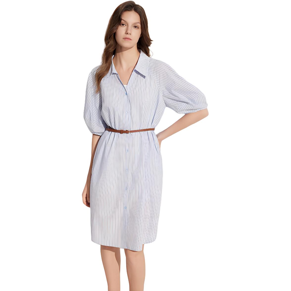 ELLE Платье с коротким рукавом Women's Blue Stripes
ELLE Платье с коротким рукавом Women's Blue Stripes