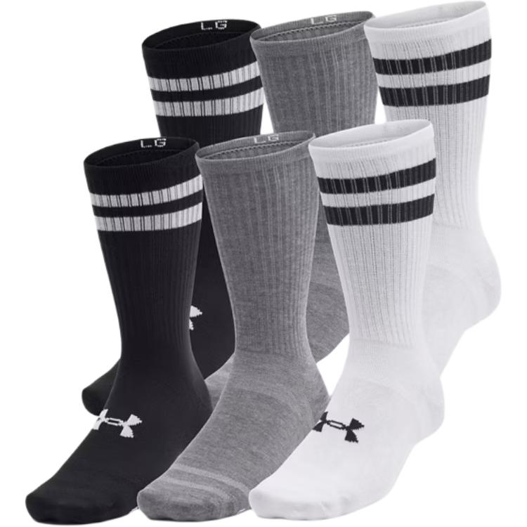 Набор из 6 пар унисекс носков Crew разных цветов Under Armour, Mixed Color (6 Pack)
Набор из 6 пар унисекс носков Crew разных цветов Under Armour, Mixed Color (6 Pack)