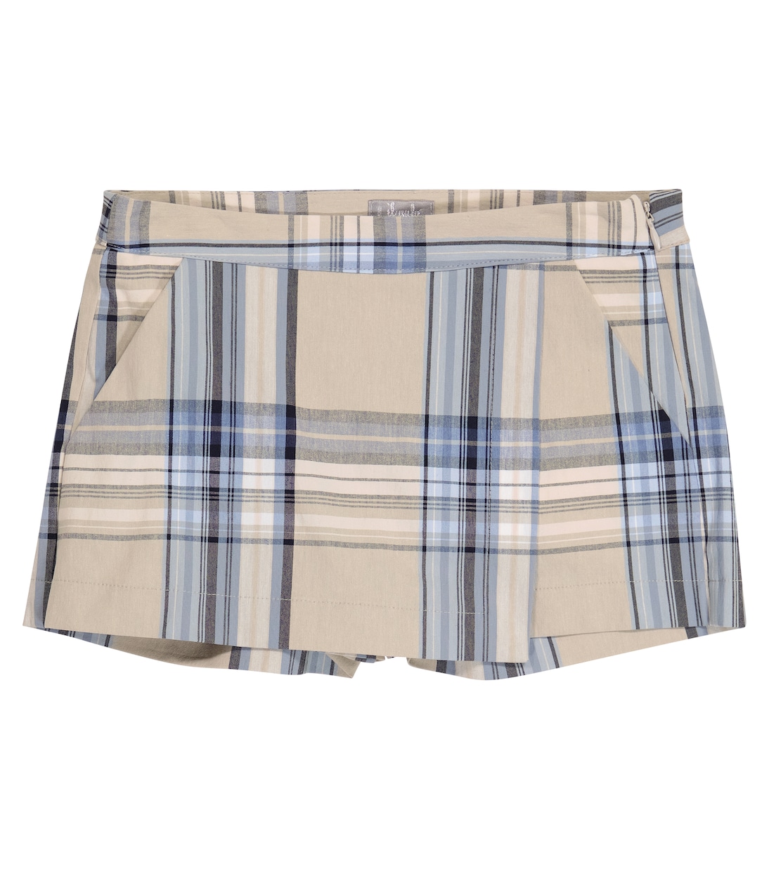 Клетчатая юбка-шорты из хлопковой смеси Il Gufo, Shell White
Клетчатая юбка-шорты из хлопковой смеси Il Gufo, Shell White