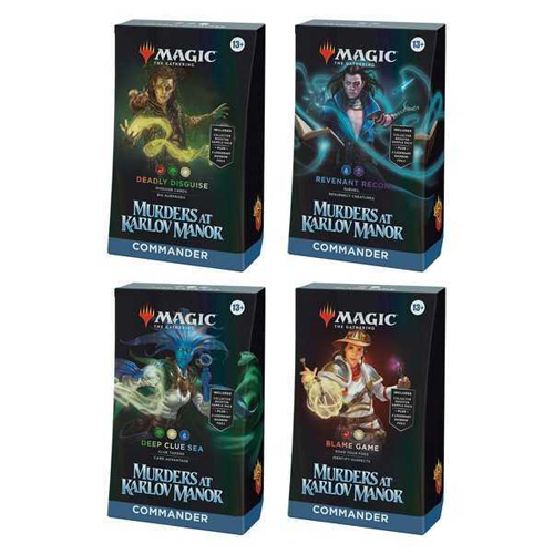 Карточная игра Magic: The Gathering – Murders At Karlov Manor – Commander Decks – 4-Set Wizards Of The Coast
Карточная игра Magic: The Gathering – Murders At Karlov Manor – Commander Decks – 4-Set Wizards Of The Coast