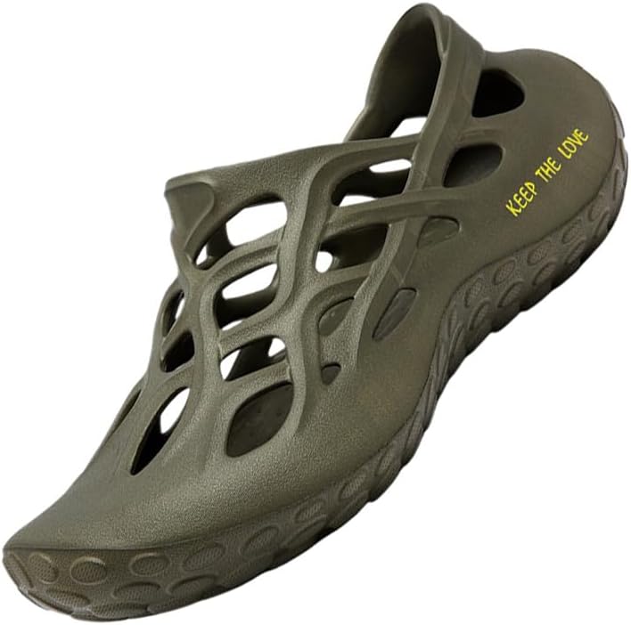 Мужские модные повседневные туфли-сабо без шнурков, дышащие, быстросохнущие, нескользящие, однотонные, из материала EVA Clolinde, зеленый
Мужские модные повседневные туфли-сабо без шнурков, дышащие, быстросохнущие, нескользящие, однотонные, из материала EVA Clolinde, зеленый