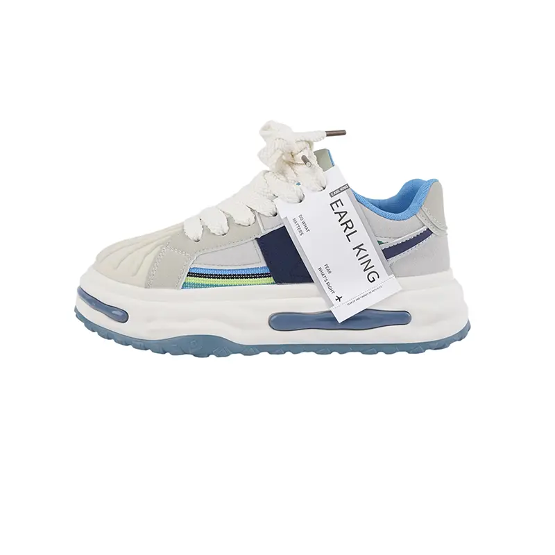 Earl king Мужские дышащие низкие кеды с амортизацией бело-голубые, цвет White Blue
Earl king Мужские дышащие низкие кеды с амортизацией бело-голубые, цвет White Blue