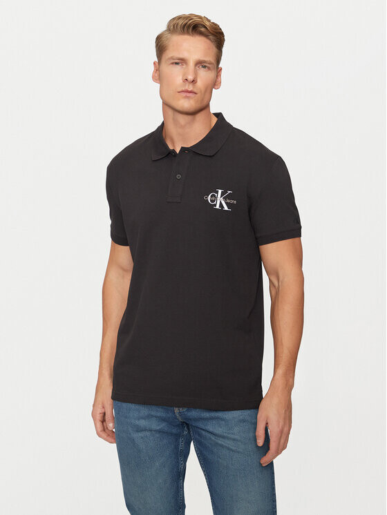 Рубашка поло стандартного кроя Calvin Klein Jeans, черный
Рубашка поло стандартного кроя Calvin Klein Jeans, черный