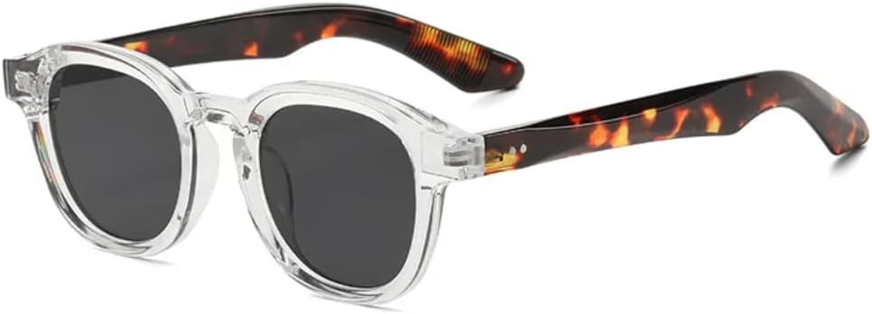 Солнцезащитные очки с защитой UV400 | Круглые, черные с синими заклепками | для женщин и мужчин, для занятий спортом на открытом воздухе и вождения DSVIGF, Transparent Black
Солнцезащитные очки с защитой UV400 | Круглые, черные с синими заклепками | для женщин и мужчин, для занятий спортом на открытом воздухе и вождения DSVIGF, Transparent Black