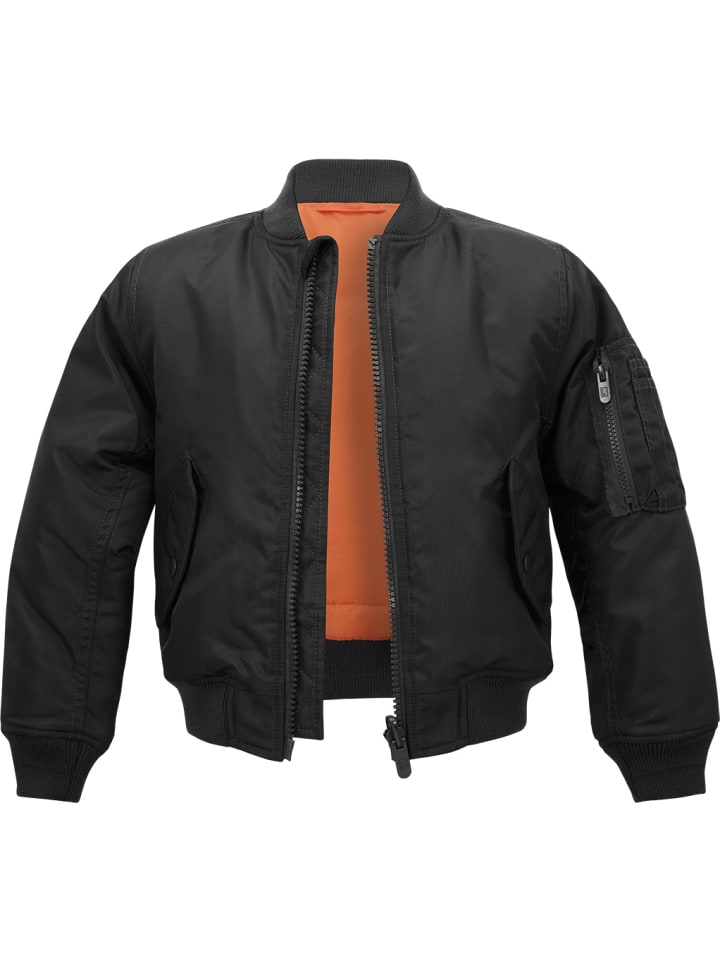 Brandit Детская куртка-бомбер "Kids Ma1 Jacket" черного цвета
Brandit Детская куртка-бомбер "Kids Ma1 Jacket" черного цвета