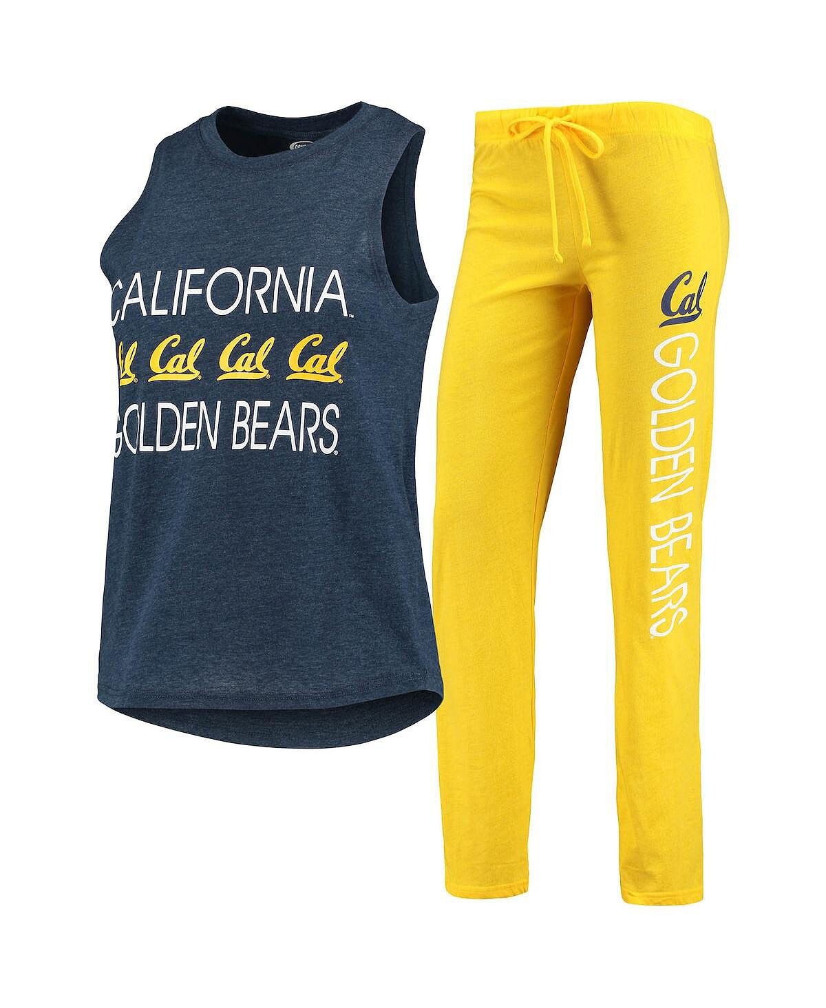 Женский комплект для сна из майки и брюк темно-синего и золотого цвета Cal Bears Team Concepts Sport
Женский комплект для сна из майки и брюк темно-синего и золотого цвета Cal Bears Team Concepts Sport