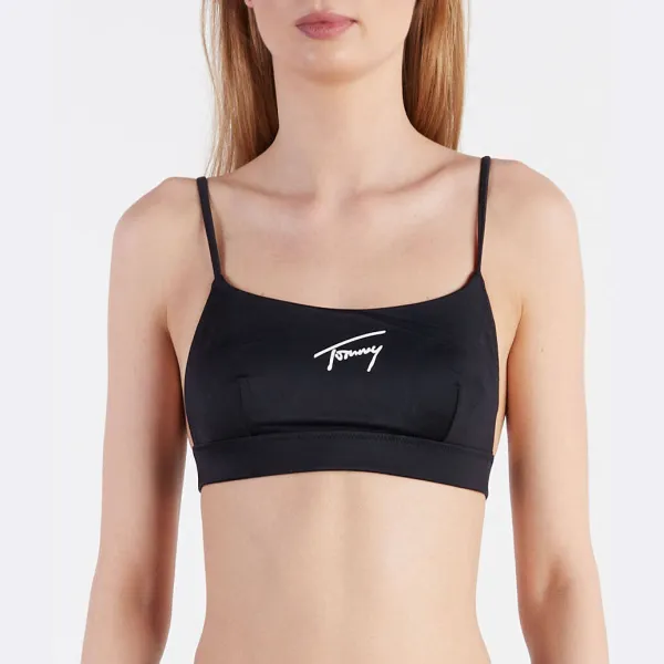 Топ бикини без косточек Tj Signature-s Tommy Hilfiger, черный
Топ бикини без косточек Tj Signature-s Tommy Hilfiger, черный
