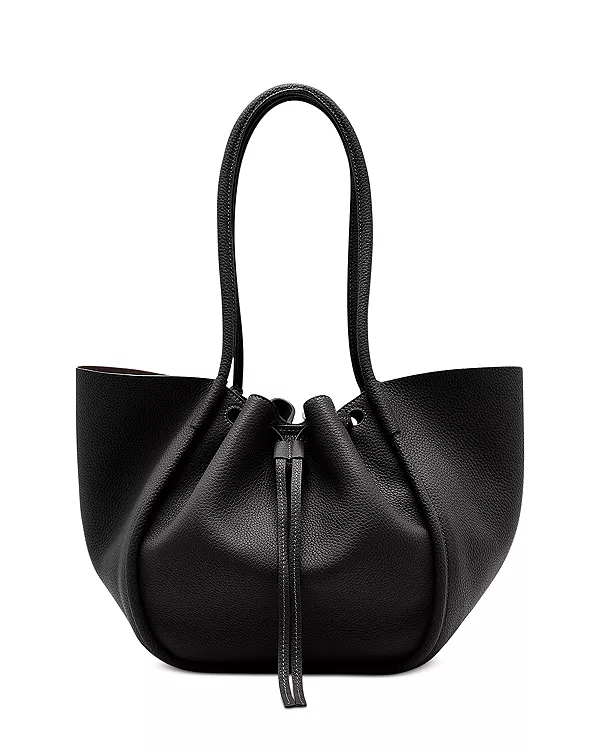 Большая сумка-тоут с драпировкой из мягкой зернистой кожи. Proenza Schouler, черный
Большая сумка-тоут с драпировкой из мягкой зернистой кожи. Proenza Schouler, черный
