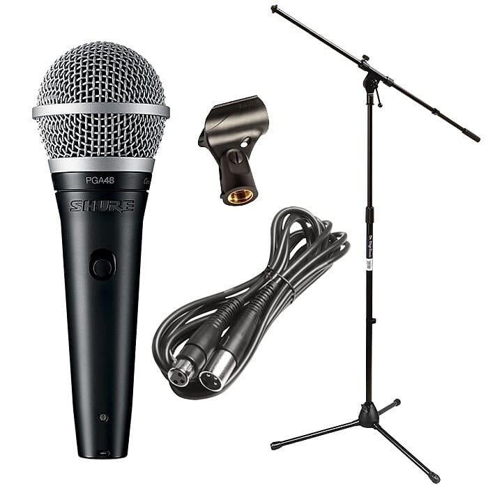 Кардиоидный динамический вокальный микрофон Shure PGA48-XLR
Кардиоидный динамический вокальный микрофон Shure PGA48-XLR