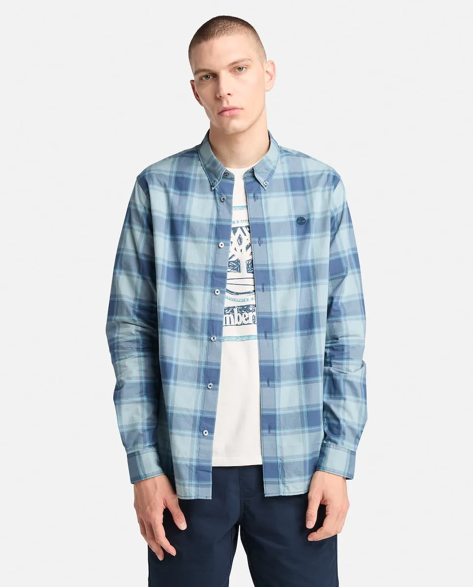Мужская рубашка в клетку классического кроя с длинным рукавом Timberland, синий
Мужская рубашка в клетку классического кроя с длинным рукавом Timberland, синий