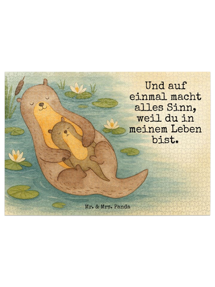 Mr. & Mrs. Panda Дизайн пазла «Выдра» с надписью, выполненной белым цветом
Mr. & Mrs. Panda Дизайн пазла «Выдра» с надписью, выполненной белым цветом