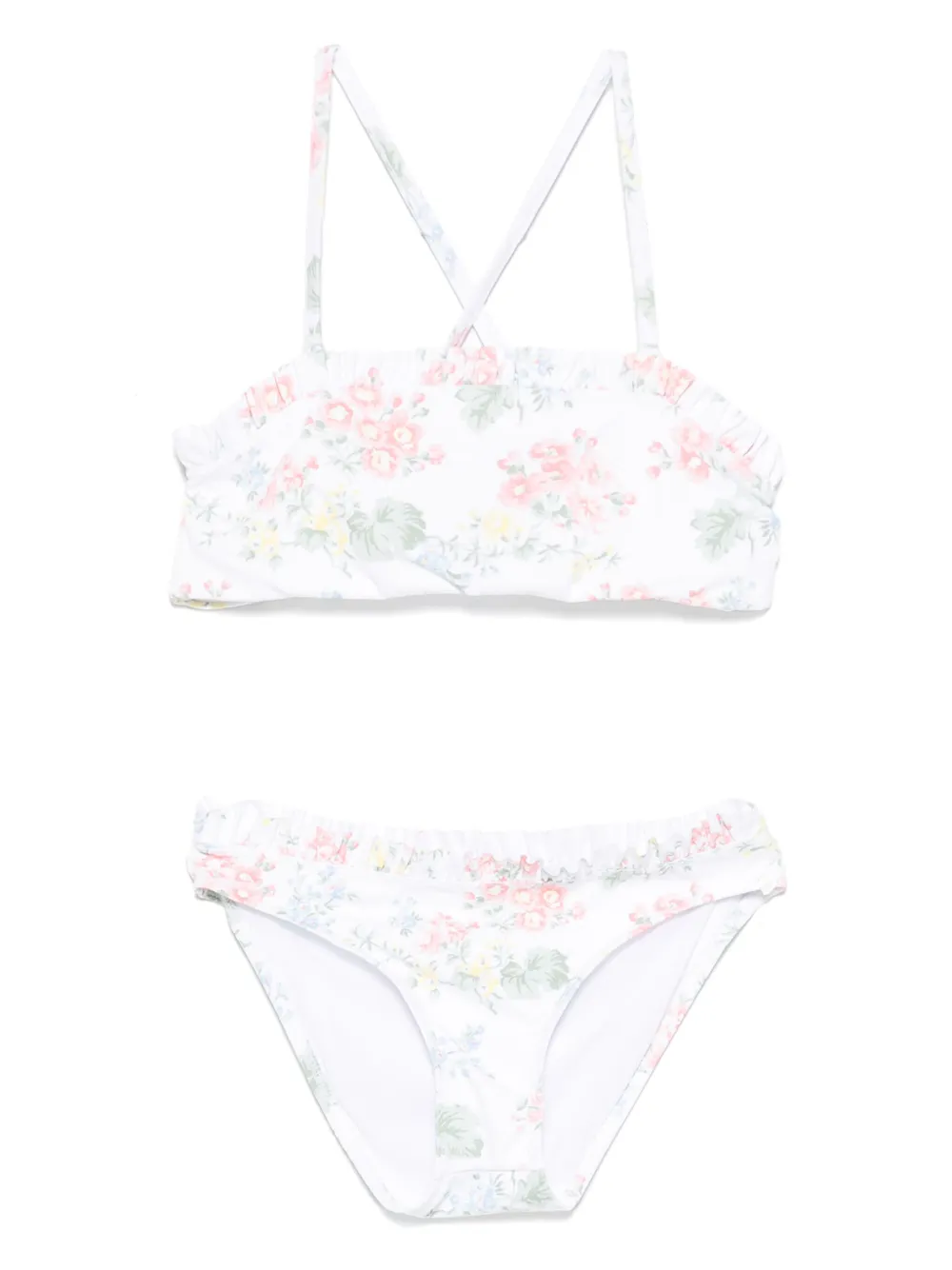 Комплект бикини с цветочным принтом и оборками Tartine Et Chocolat, белый
Комплект бикини с цветочным принтом и оборками Tartine Et Chocolat, белый