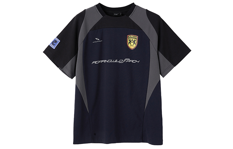 Футболка ARCH Unisex Цвет экрю и тёмно-синий ROARINGWILD
Футболка ARCH Unisex Цвет экрю и тёмно-синий ROARINGWILD