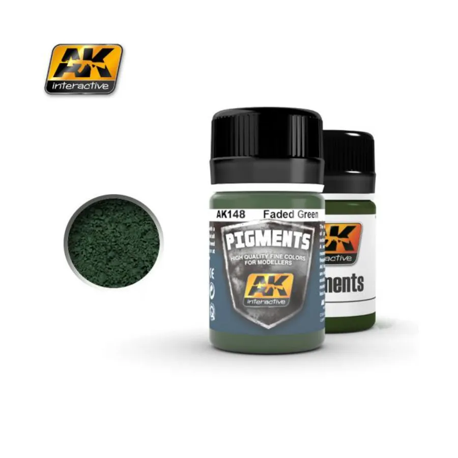 Блеклый зеленый, Pigments (AK-Interactive)
Блеклый зеленый, Pigments (AK-Interactive)