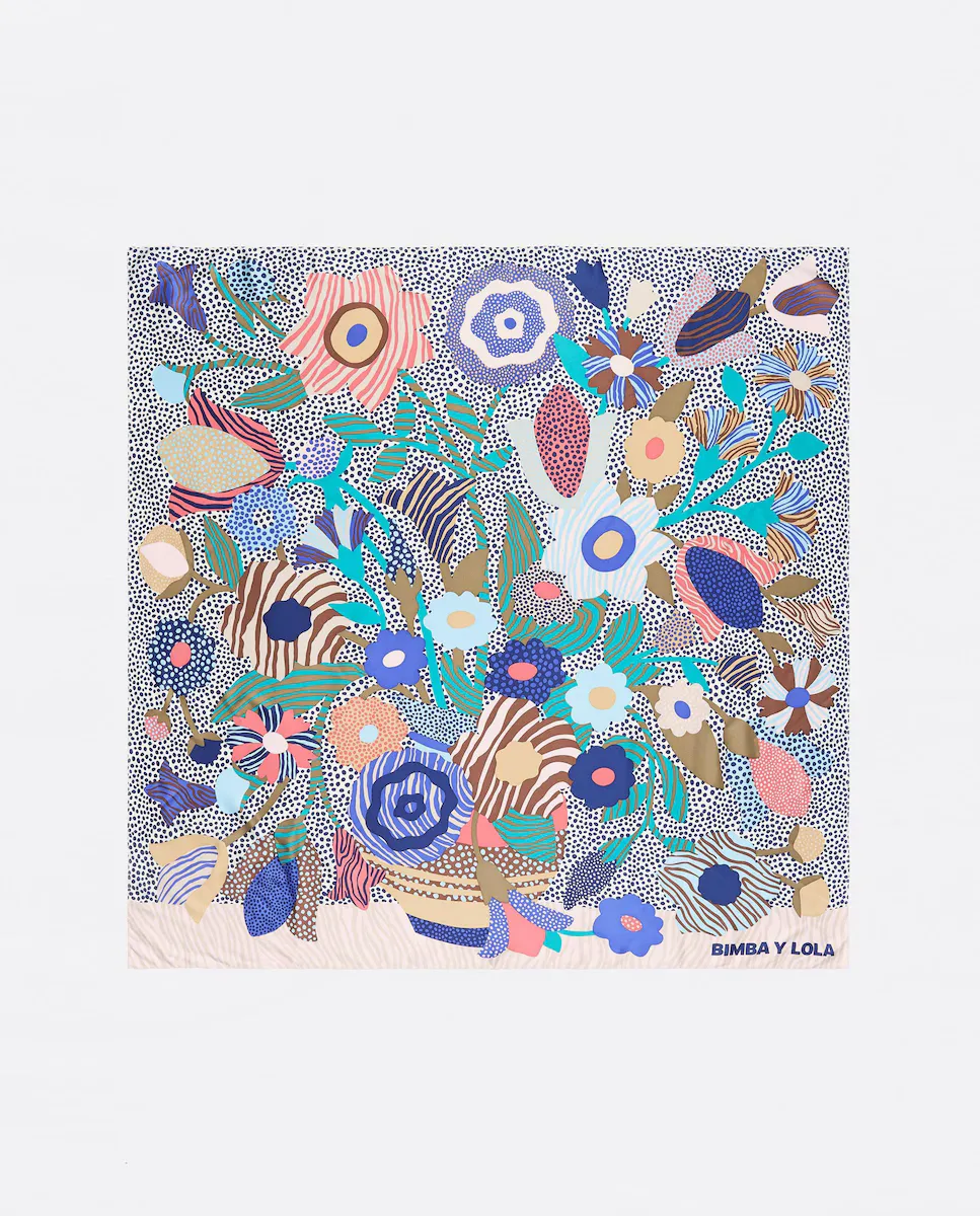 Женский шарф экрю с принтом Bimba y Lola, цвет Crudo
Женский шарф экрю с принтом Bimba y Lola, цвет Crudo