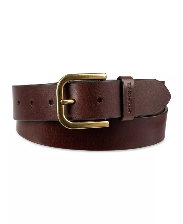 Мужской ремень из натуральной кожи с необработанным краем для повседневных джинсов Tommy Hilfiger, коричневый
Мужской ремень из натуральной кожи с необработанным краем для повседневных джинсов Tommy Hilfiger, коричневый