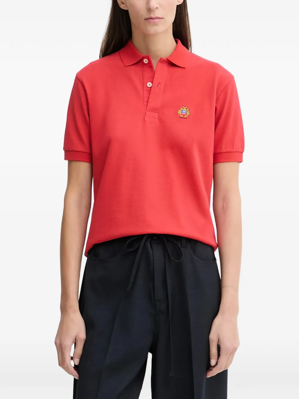 Поло с украшенными пуговицами Bally, красный
Поло с украшенными пуговицами Bally, красный