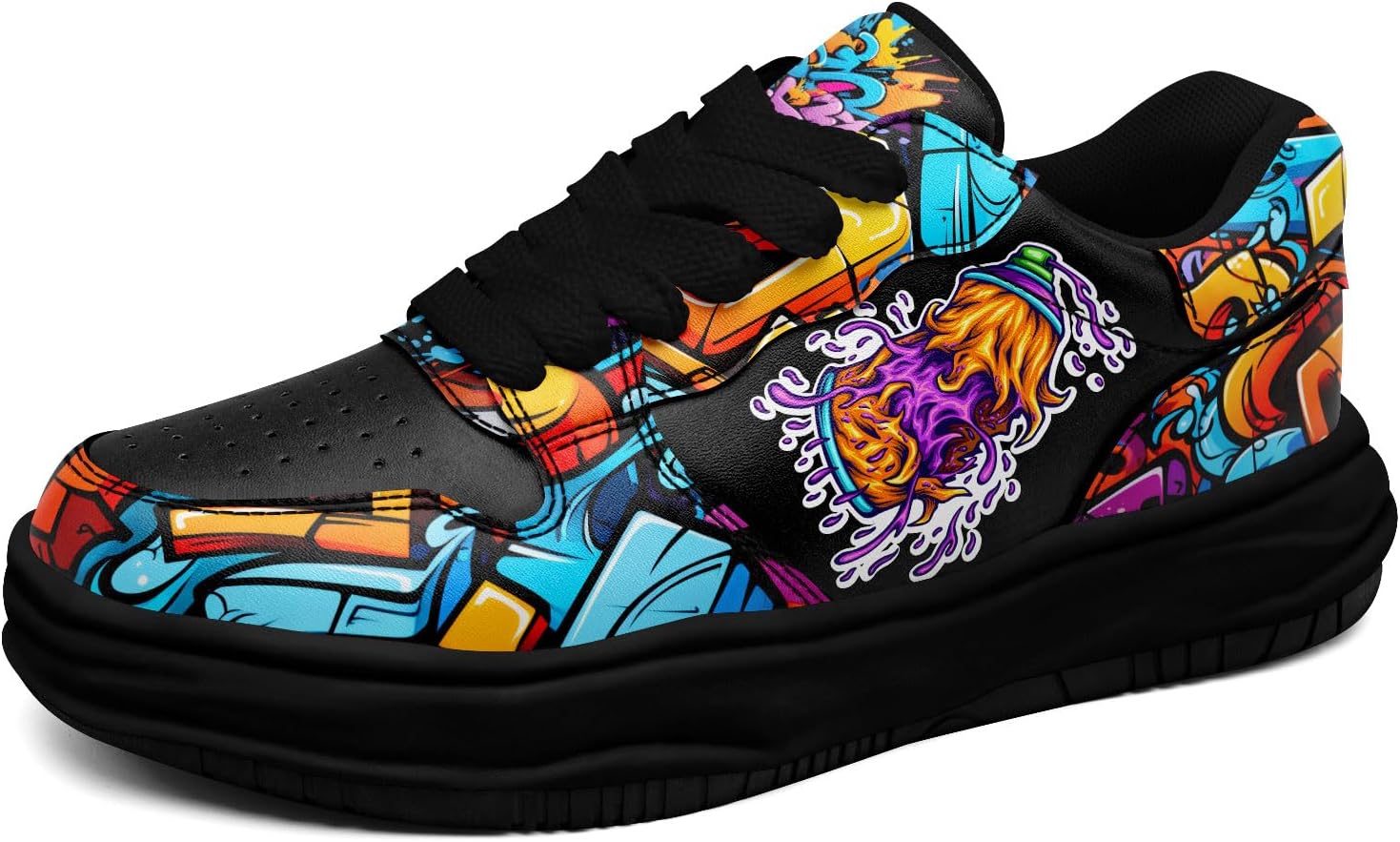 Кроссовки с граффити для мужчин и женщин, стильная уличная обувь, низкие, удобные для прогулок, ботинки Awsole, черный/синий/золотой
Кроссовки с граффити для мужчин и женщин, стильная уличная обувь, низкие, удобные для прогулок, ботинки Awsole, черный/синий/золотой