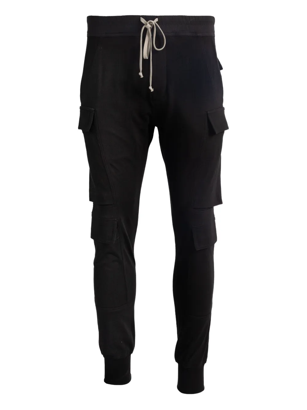 Брюки-карго с завязками Rick Owens, черный 
Брюки-карго с завязками Rick Owens, черный