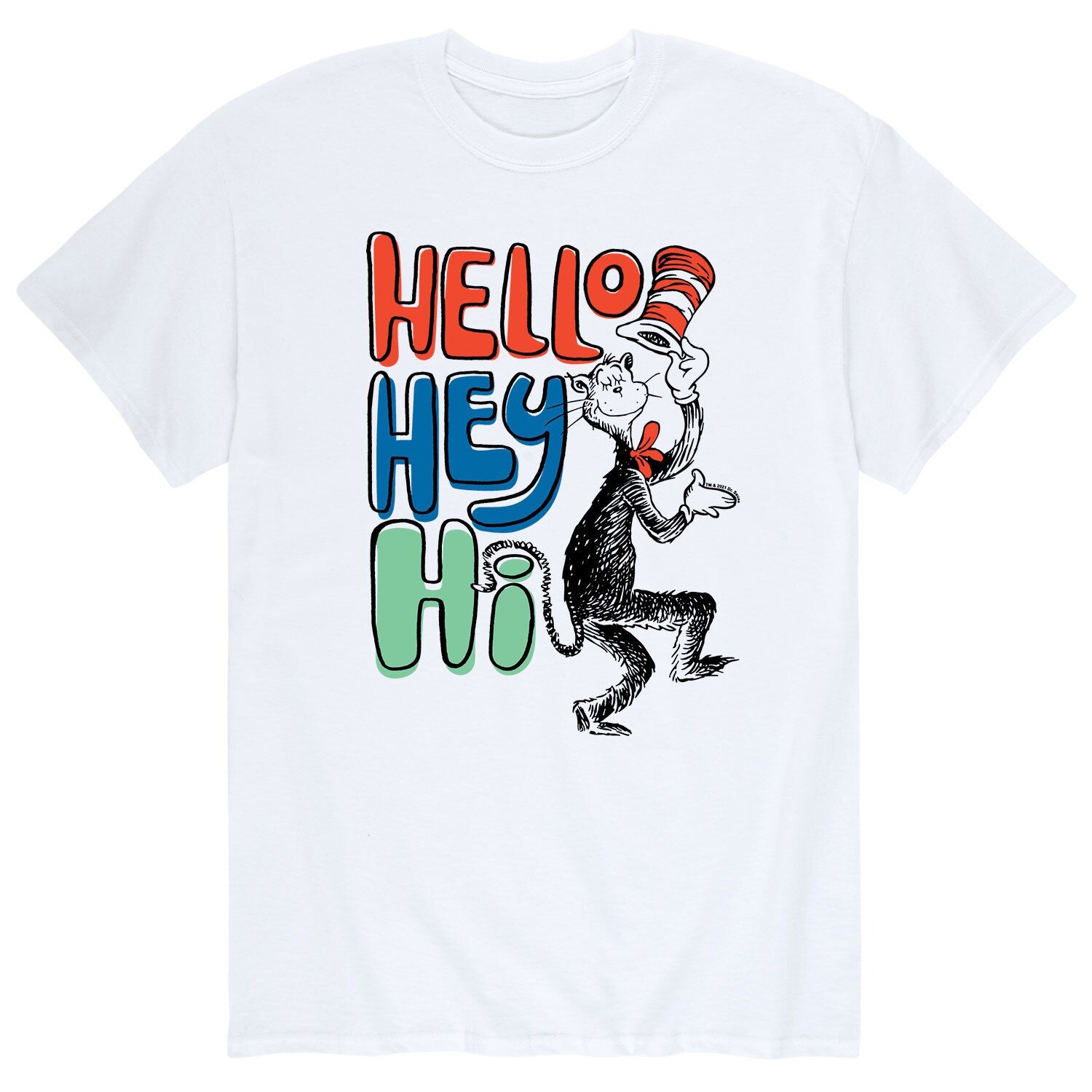 Мужская футболка Dr. Seuss Hey Hi Hi Licensed Character
Мужская футболка Dr. Seuss Hey Hi Hi Licensed Character