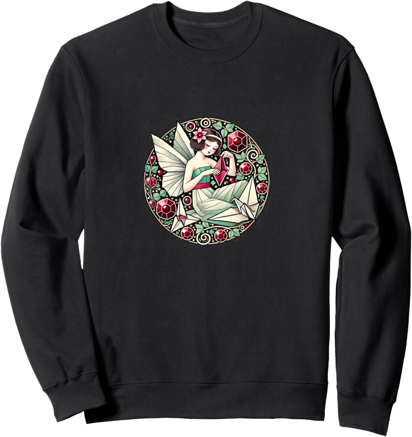 Иллюстрация феи оригами, толстовка с рисунком оригами Vintage Origamis Love Snugg, черный
Иллюстрация феи оригами, толстовка с рисунком оригами Vintage Origamis Love Snugg, черный