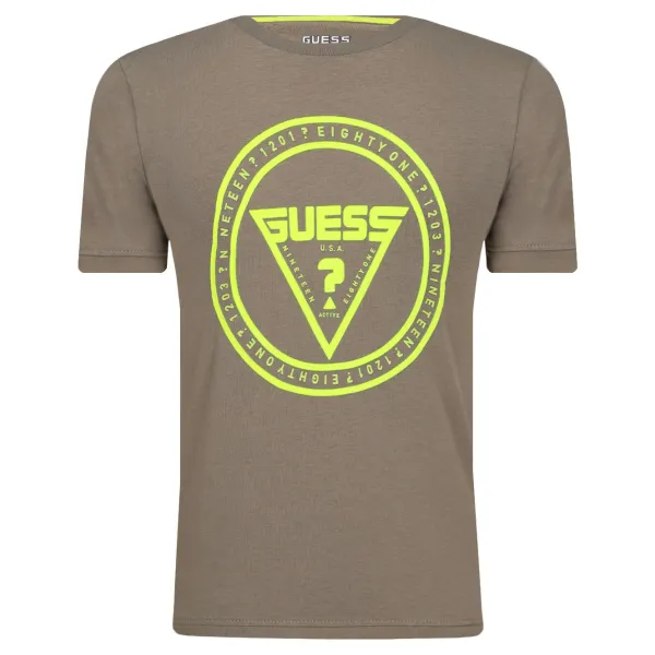 Футболка стандартного кроя Guess, хаки
Футболка стандартного кроя Guess, хаки