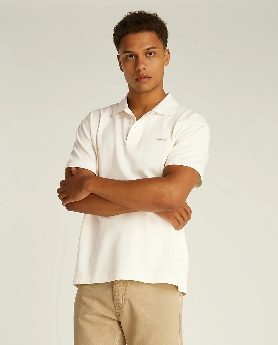 Мужская рубашка поло с коротким рукавом и логотипом Calvin Klein Jeans, белый
Мужская рубашка поло с коротким рукавом и логотипом Calvin Klein Jeans, белый