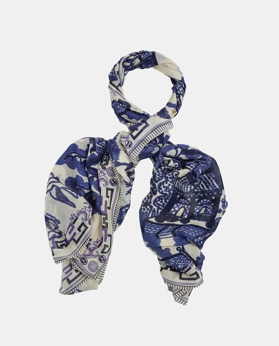 Шарф с принтом One Hundred Stars, синий
Шарф с принтом One Hundred Stars, синий