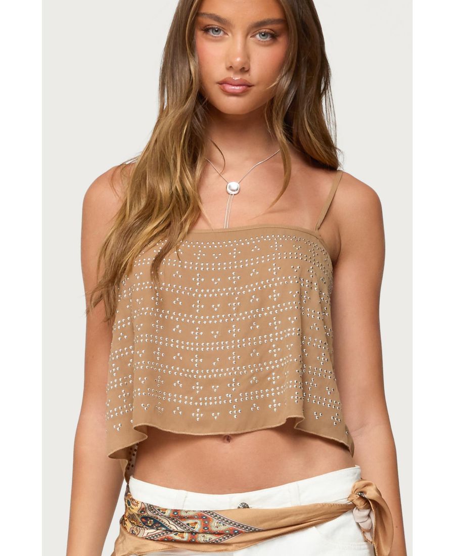 Женская блузка Sunna с заклепками Edikted, Brown
Женская блузка Sunna с заклепками Edikted, Brown