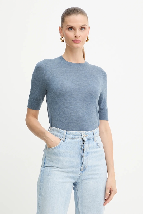 Шерстяная футболка Boss, синий
Шерстяная футболка Boss, синий