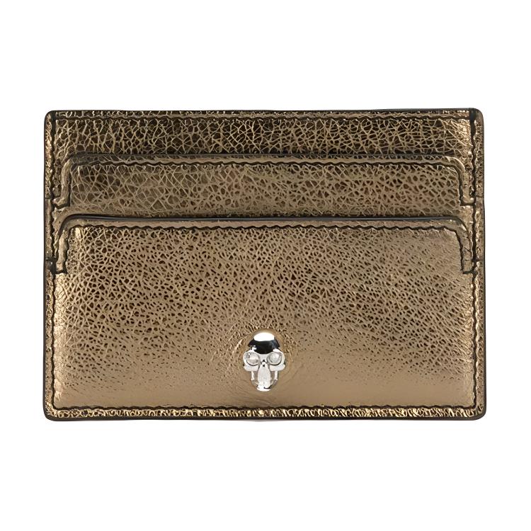 Alexander McQueen Кожаный картхолдер унисекс золотой
Alexander McQueen Кожаный картхолдер унисекс золотой