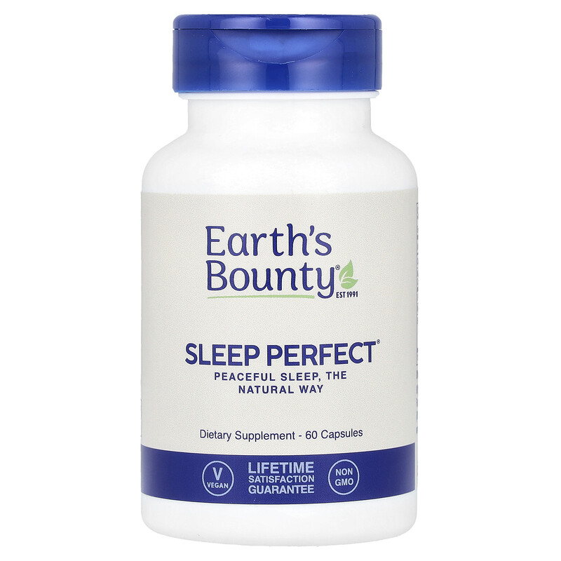 Earth's Bounty, Sleep Perfect, 60 капсул
Earth's Bounty, Sleep Perfect, 60 капсул