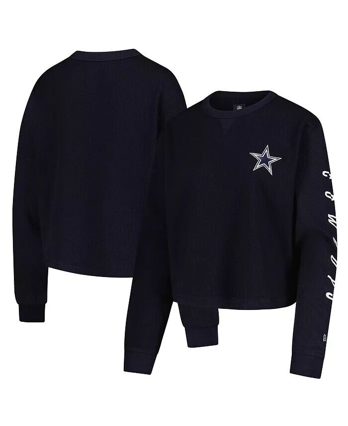 Женская темно-синяя термофутболка Dallas Cowboys с длинным рукавом New Era
Женская темно-синяя термофутболка Dallas Cowboys с длинным рукавом New Era